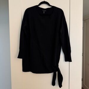 J. Crew Classic Black Knit Sweater